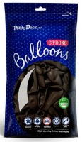 Anteprima: 10 palloncini color cioccolato 27cm
