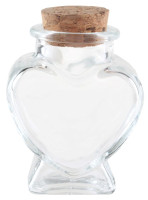 Preview: Heart-shaped jar guest gift 6cm
