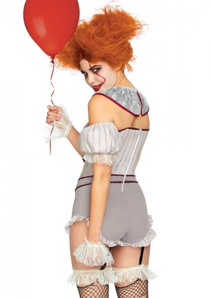 Costume sexy de clown d'horreur 3