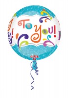 Vorschau: Orbz Geburstagsballon Wasserschimmer