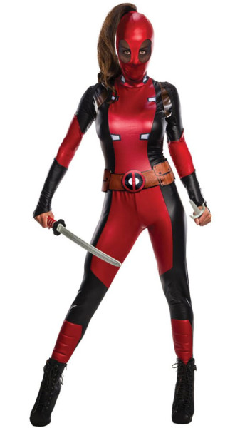 Kostium Deadpool dla kobiet deluxe