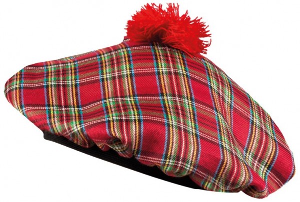 Red Blair tartan hat