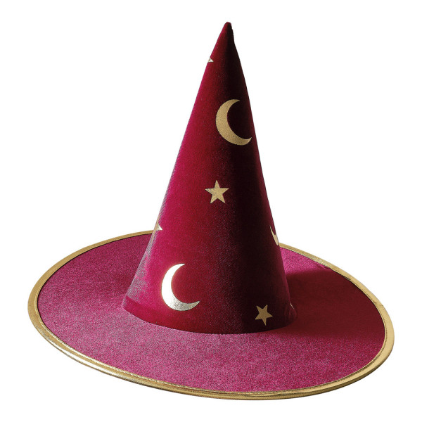 Red wizard hat for children deluxe