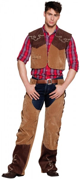 Vilda västern Cowboy Ben kostym för män