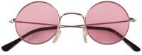 70-tals hippieglasögon rosa