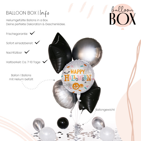 Heliumballon in der Box Happy Halloween 3