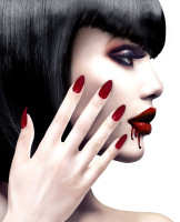 Preview: Deluxe fingernails Bordeau red