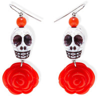Preview: Day of the Dead Earrings Rosy