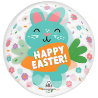 Round Happy Easter Balloon