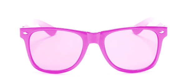 Gafas de sol retro en rosa
