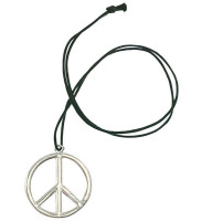 Vorschau: Hippie Peace Zeichen Halskette