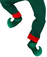 Vorschau: Weihnachtswichtel Schuhüberzieher Grün
