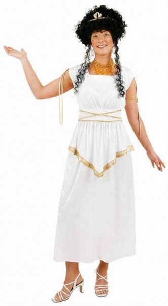 Den grekiska gudinnan Hera kvinnors dräkt