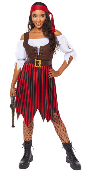 Disfraz de pirata Lilly para mujer