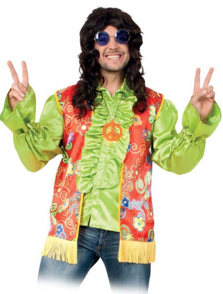 Flower Power Hippie Vest