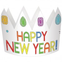 Preview: 8 New Year crowns for coloring