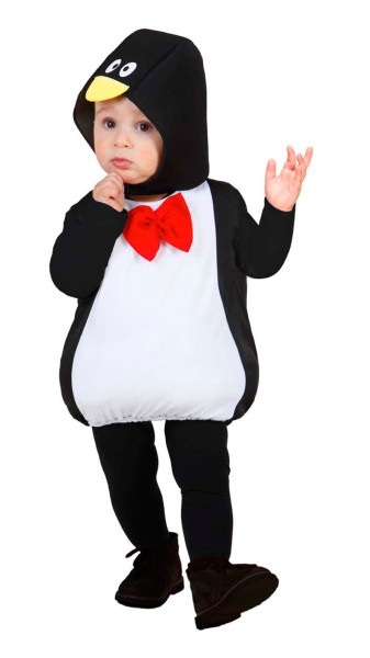 Fluffy penguin child costume