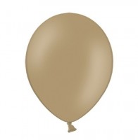 Oversigt: 100 feststjerner balloner cappuccino 23cm