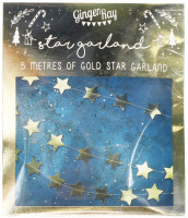 Oversigt: Golden Starshine Garland 5m