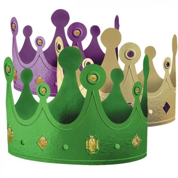 12 Mardi Gras crowns