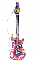 Guitare gonflable Flower Power