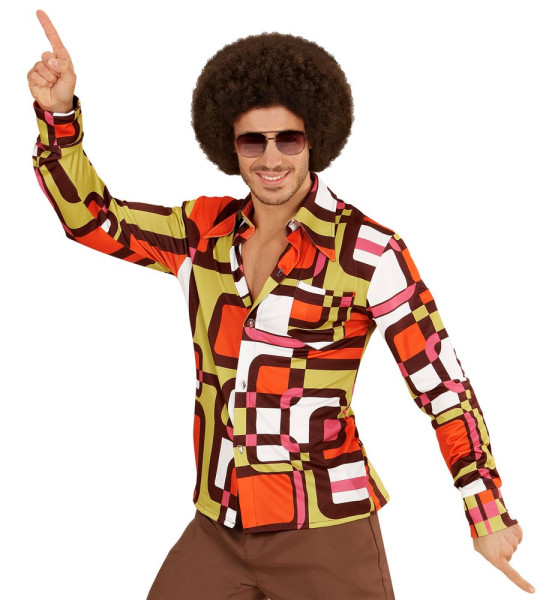 Camicia hippie uomo anni '70