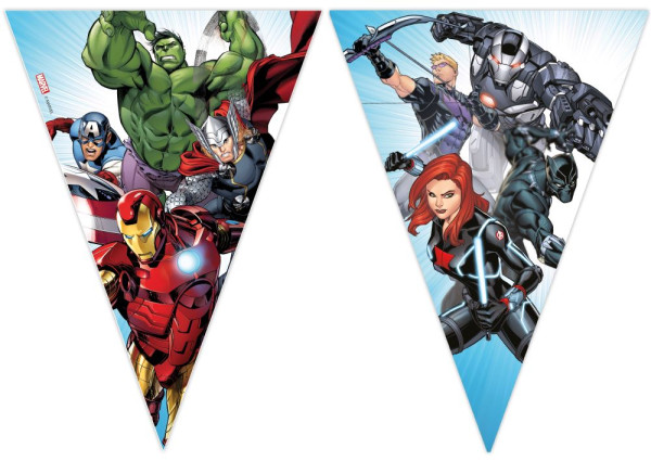 Cadena de banderines de los Vengadores Infinity 3m