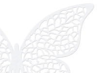 Vorschau: 10 Schmetterlinge Papierdekoration Perlweiß