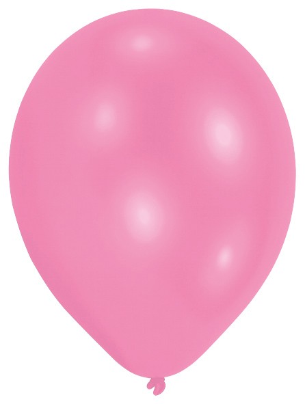 Sæt med 50 lyserøde balloner 27,5 cm