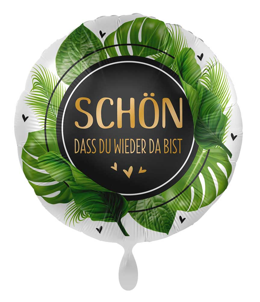 Folienballon Welcome back 71cm
