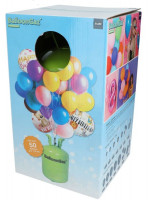 Helium engångsflaska 50 ballonger