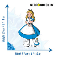 Voorvertoning: Alice in Wonderland staander 95cm