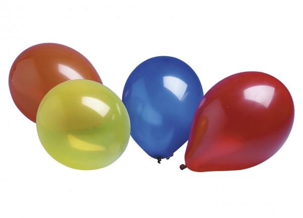 10 Kristall Luftballons Belgrad Bunt 30cm