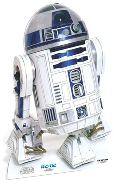 Supporto in cartone Star Wars R2-D2 91cm