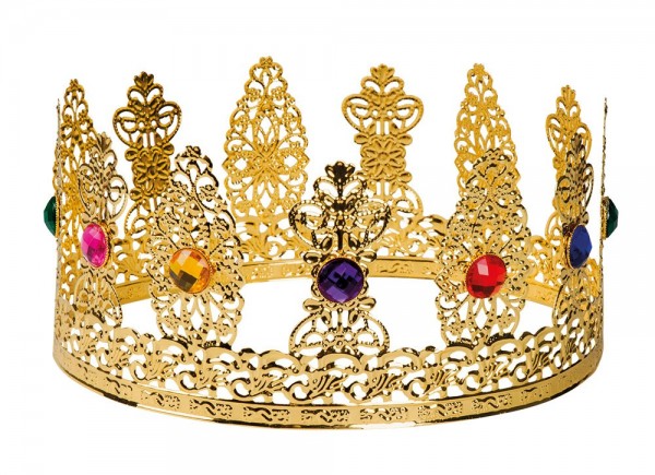 Corona de Reina Dorada Premium 2