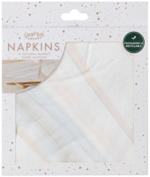 Preview: 16 natural marble napkins 33cm