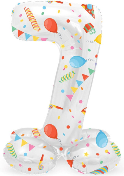 Standing Number 9 Partytime Balloon 72cm