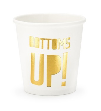 6 party night paper cups 100ml