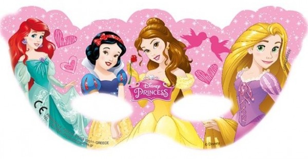 6 masques Disney Princess Daydream