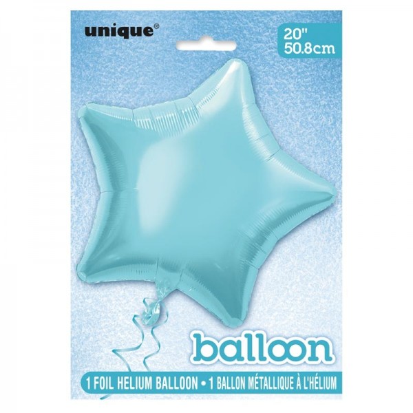 Foil balloon Rising Star turquoise