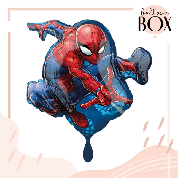 XXL Heliumballon in der Box 3-teiliges Set Spider Man