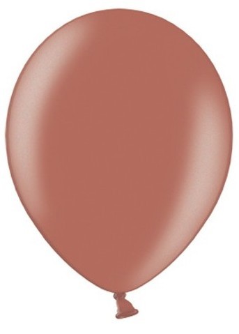 100 metalowych balonów Partystar w kolorze różowego złota 27 cm