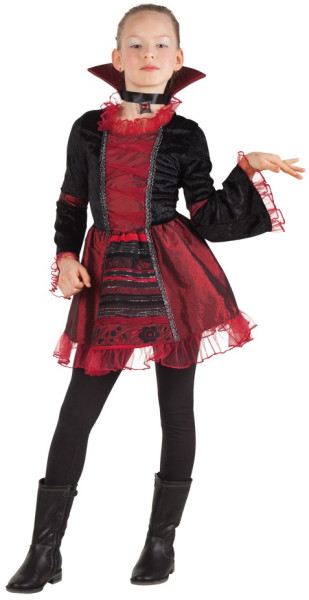 Vampire girl Daria child costume with collar