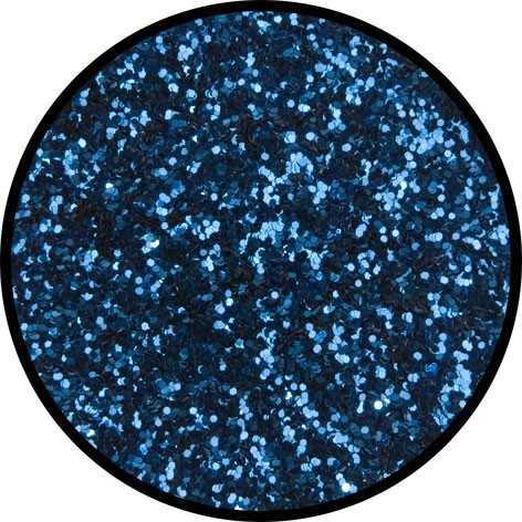 Blauwe scatter glitter
