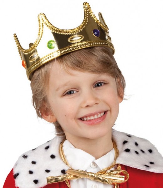 Szlachetna królewska korona dla dzieci