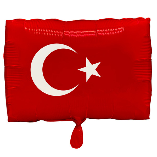 Folieballon - vlag Türkiye 43cm
