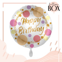Vorschau: Balloha Geschenkbox DIY Happy Birthday Dots XL