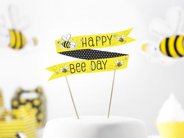 Dekoracja tortu Happy Bee Day 3