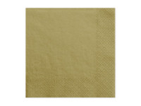 20 napkins Scarlett gold 33cm