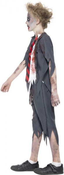 Horror schooljongen zombie kostuum